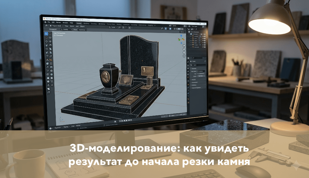 3D-моделирование: как увидеть результат до начала резки камня